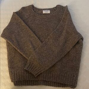 Old Navy Women's Heathered Brown Sweater